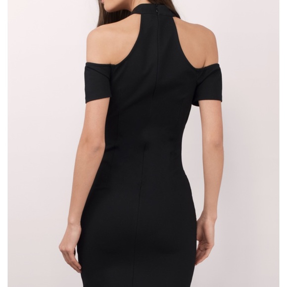 Tobi - Off Shoulder Black Dress with Choker (NEW) - Picture 3 of 4